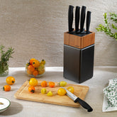 Schafer 6 Parça Solide Bıçak Seti Gri